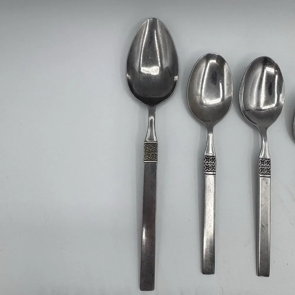 18 piece set Northland DANISH FLING Stainless Steel Silverware Korea